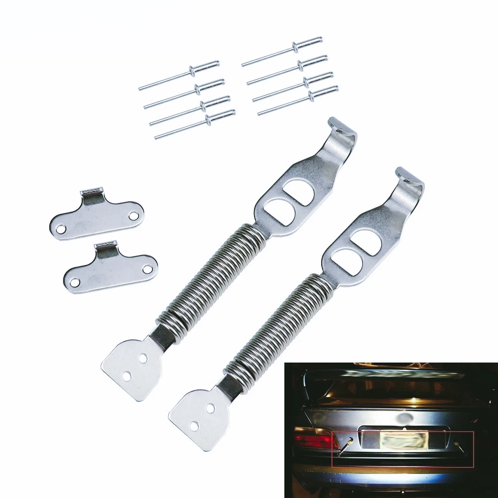 ZF-T Kit  Clips  resorte para capó  coche, Kit  bloqueo  capó, seguridad  Rally  carrera, Universal, nuevo, 1 par
