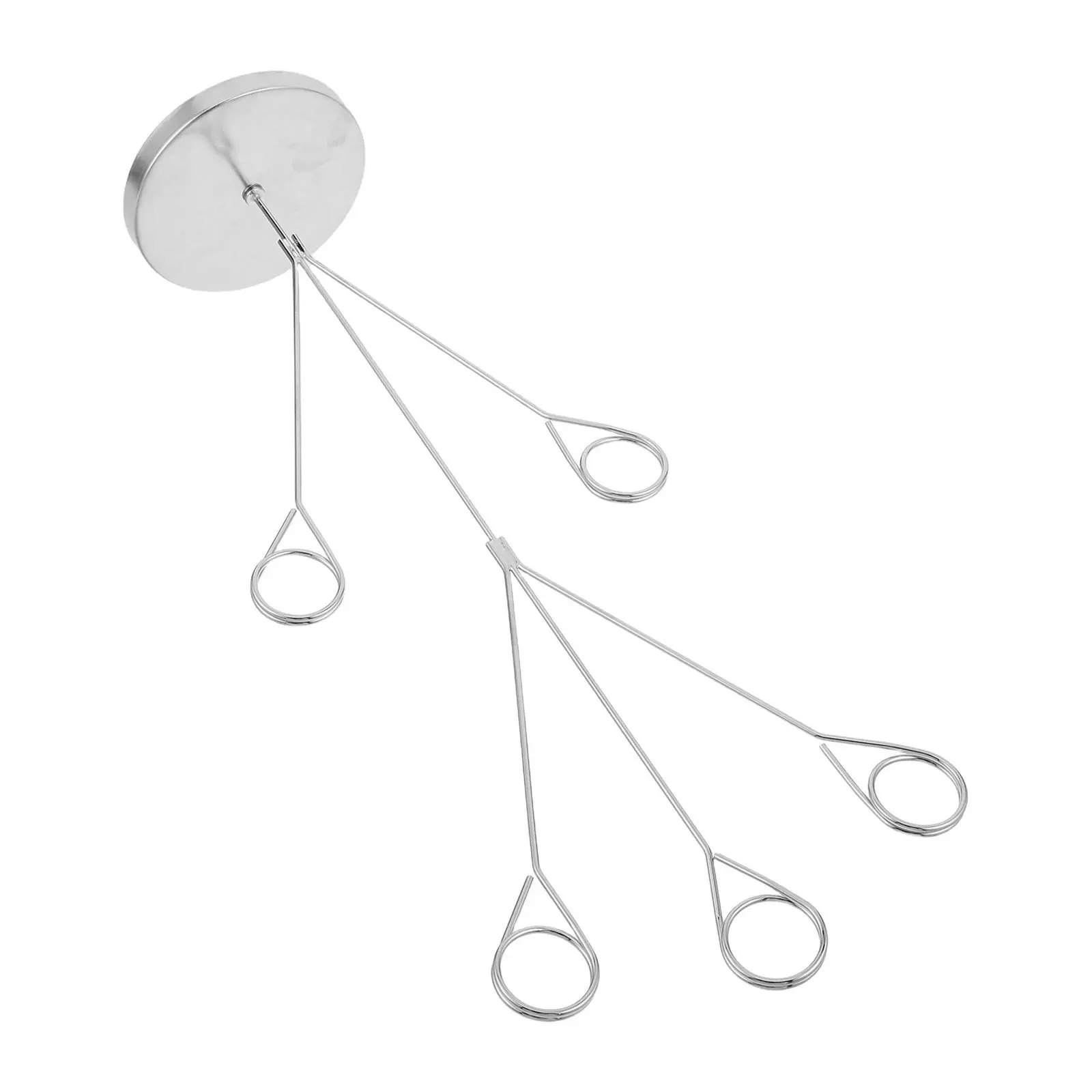 Desktop Photo Tree Holder Silver 5 Branch Memo Clip Stand for Pictures Wedding Place Cards and Food Signs