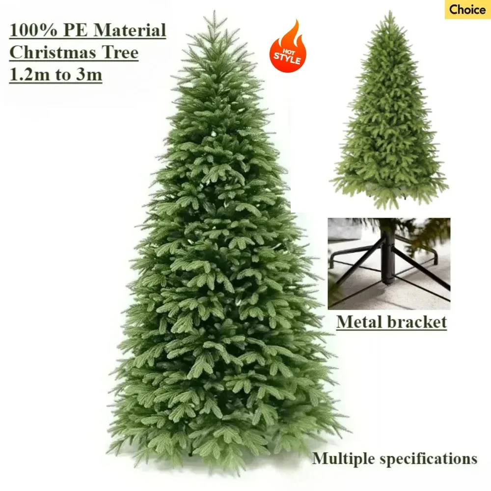 

Artificial Christmas Tree 100%PE Material Encryption Large Green Christmas Tree 120cm to 300cm Family Christmas Party Decoration