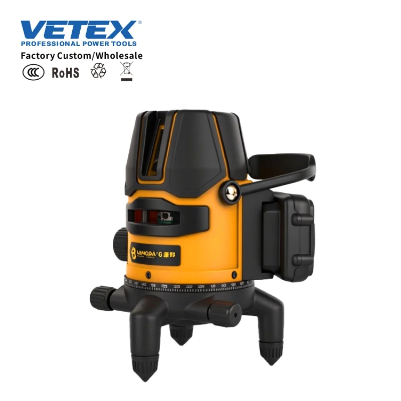 KB-103 5 م 10 م فولت 360 ° ثلاثة أسلاك هندسة البناء قياس اللاسلكي الكهربائية الليثيوم الأخضر ليزر مستوي #1