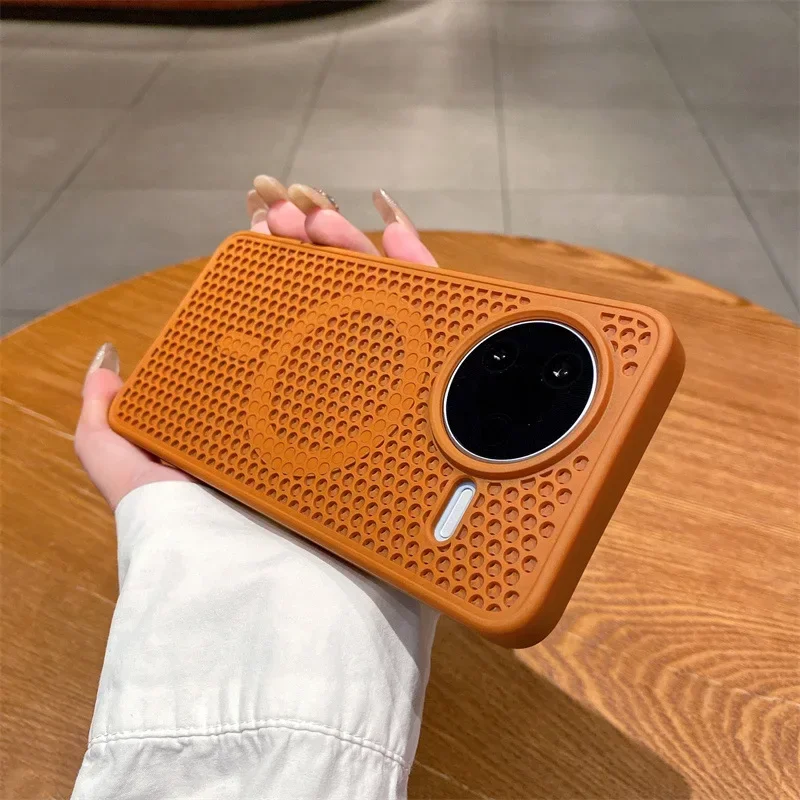 Magnetische Hülle für Xiaomi POCO F7 Ultra F7 Pro, Netz-Abwärme-Schale, Mag-safe-Ladefunktion, Matte Stoßfeste Weiche Schutzhülle – Detail 10