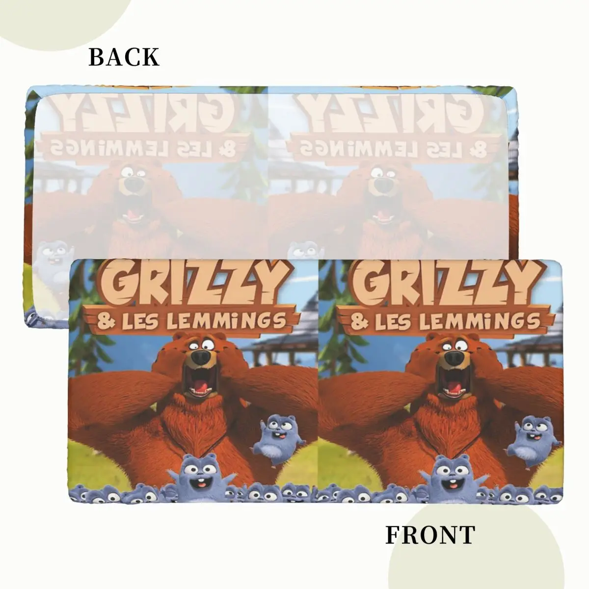 Animation Grizzy And The Lemmings Cartoon Anime Custom Rectangular Tablecloth Oilproof Table Cover for Festival Table Cloth