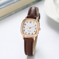 New women's watch thin watch with small dial, simple and fashionable style, artistic belt style