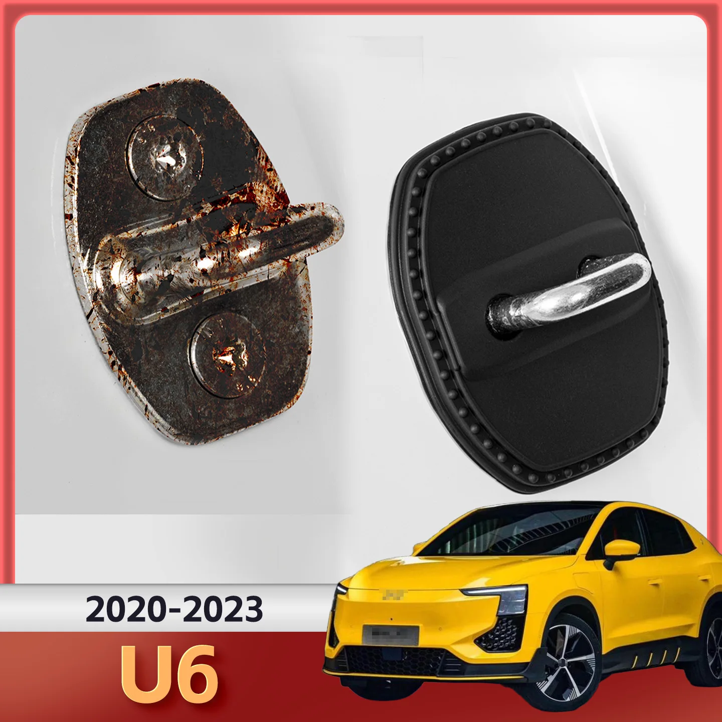 2/4Pcs Silicone Car…