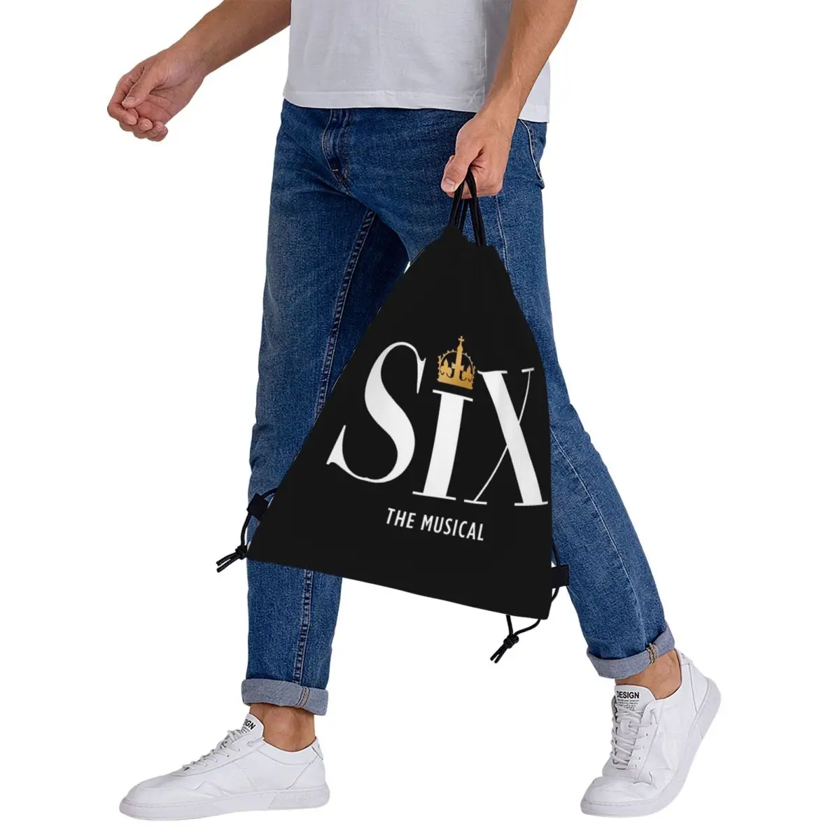 حقائب ظهر مكونة من ستة حقائب ظهر موسيقية عصرية محمولة برباط حقيبة رياضية حقائب كتب للمدرسة للرجال والنساء