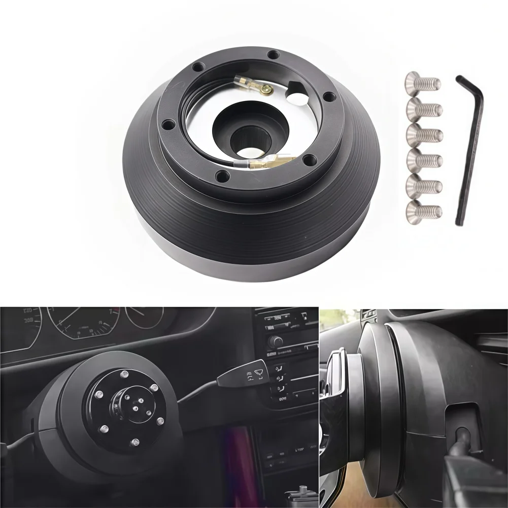 سيارة E30H عجلة القيادة مهايئ توزيع ل 3 5 6 7 سلسلة سبائك الألومنيوم ل M3 M5 318i 325i الملحقات الداخلية السريعة #1