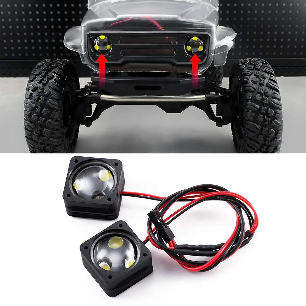 AXSPEED RC Car LED Light Headlights Taillight for Vanquish