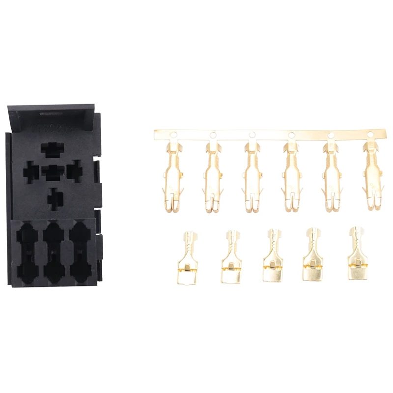 For Car Rv Yacht Relay & 3 Fuse Base Kit - 4, 5 Pin & Flasher Relays Ato Fuses Holder Socket Box