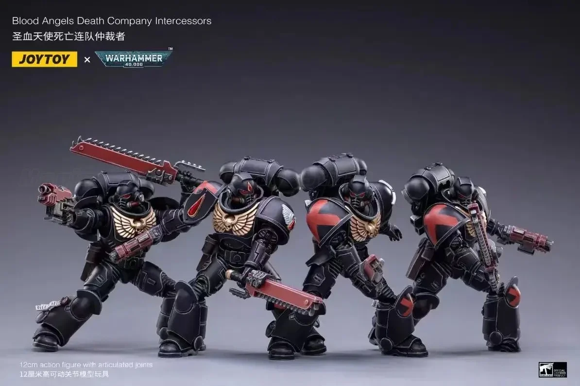 【In Stock】JOYTOY Warhammer 40K Blood Angels Death Company Intercessors 1/18 Action Figure