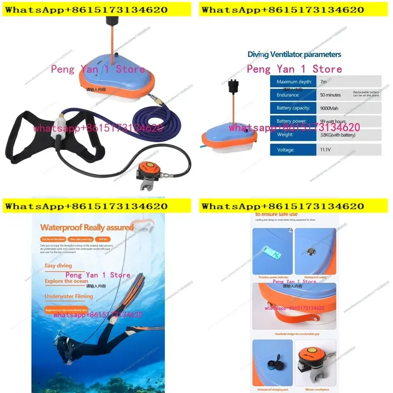 Experience the underwater world with this innovative portable snorkel system designed for effortless breathing. Engineered