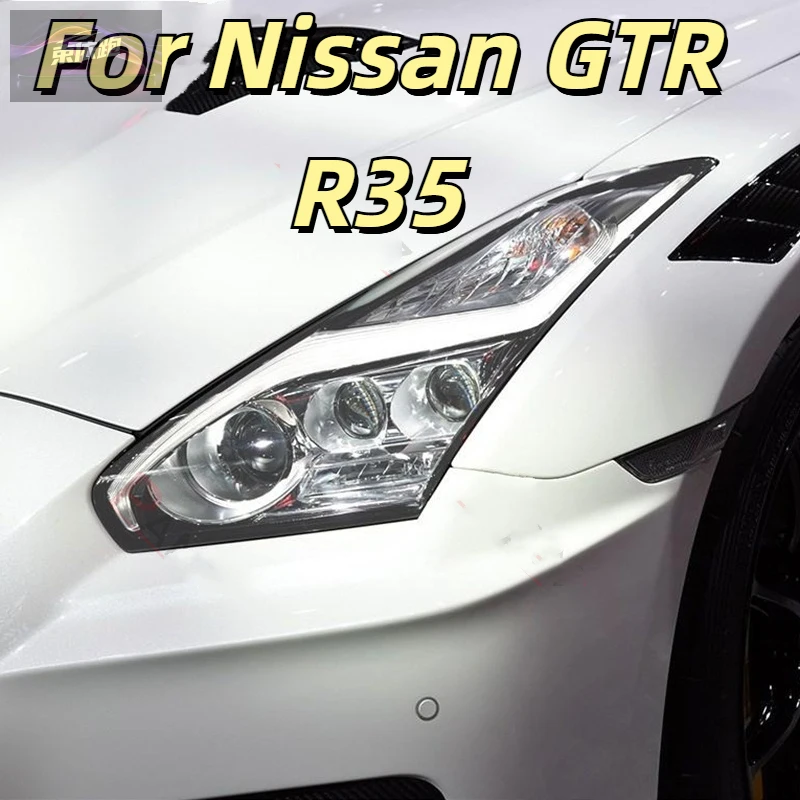 

Для Nissan GTR R35 Nismo 2009-2020 автомобильные фары защитная пленка из ТПУ устойчивая к царапинам износостойкая наклейка аксессуары