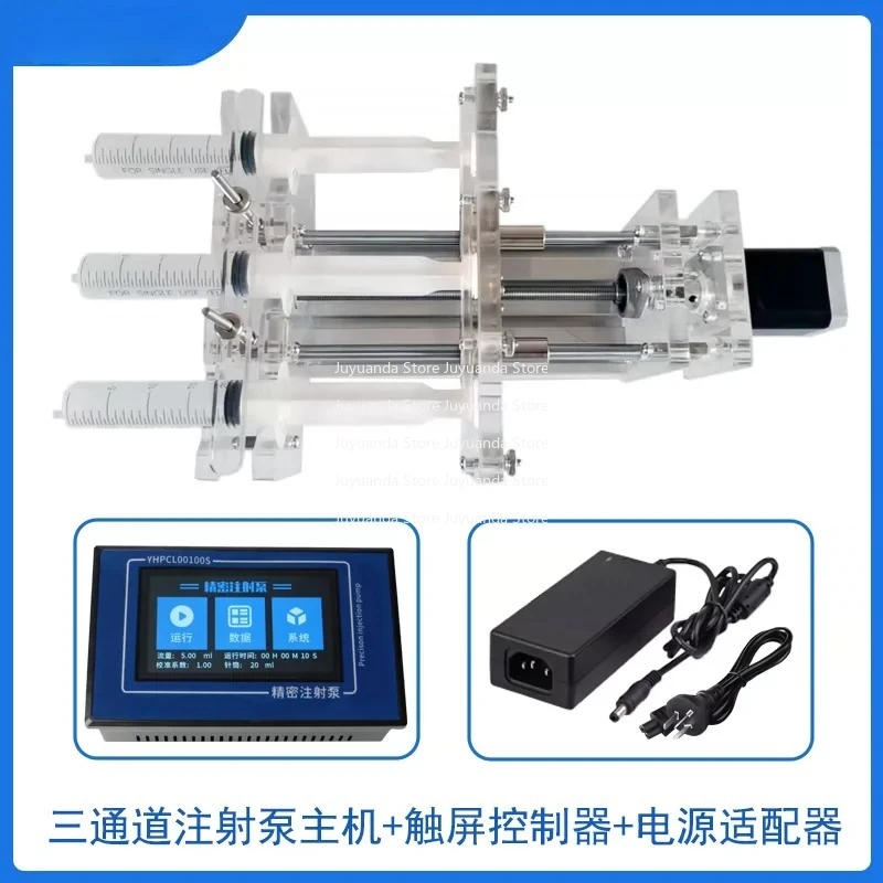 

Электрический насос для жидкостей, лабораторный шприцевой насос с сенсорным экраном, автоматический дозирующий аппарат, микронасос для микрофлюидной электроформовки