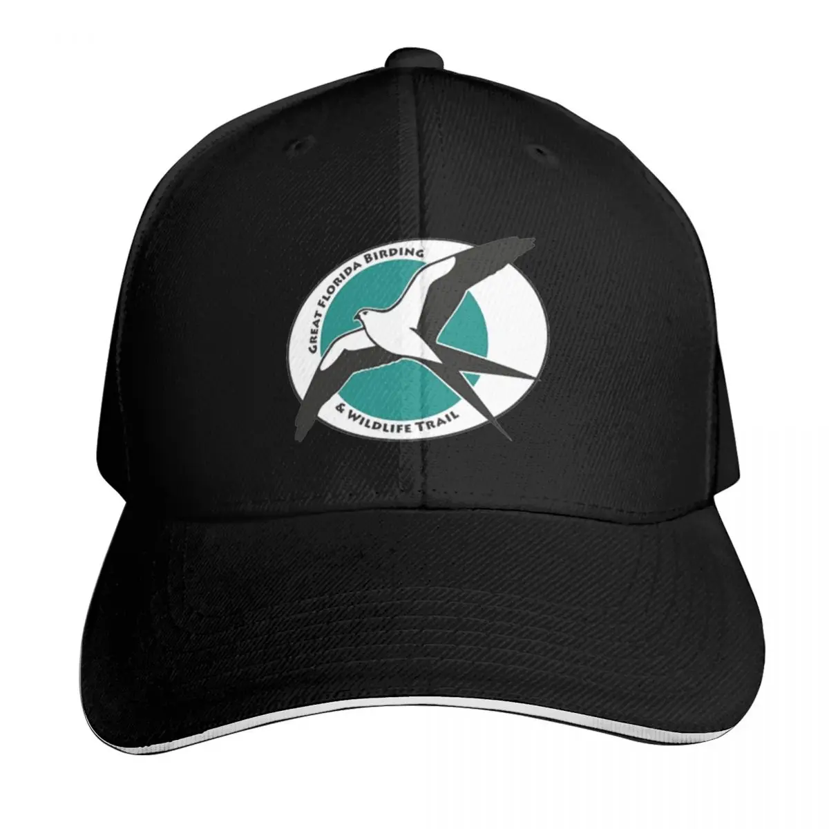 Great Florida Birding and Wildlife Trail Baseball Cap Snapback Flat Bill Strapback Dad Hat Six Panel Structured Crown