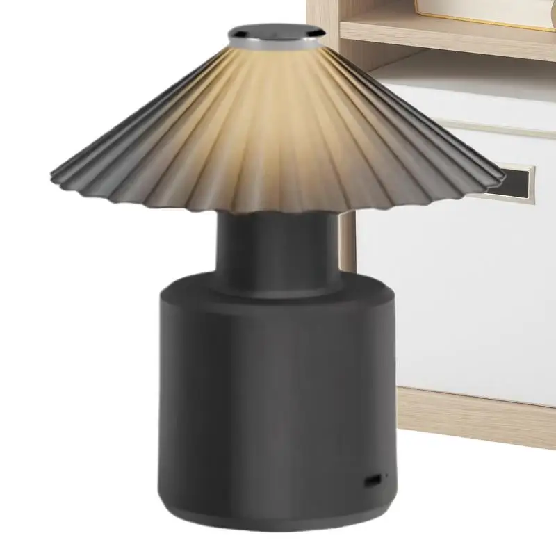 

Rechargeable Night Light Desktop Night Lamp Touch Control Mushroom-Shaped Cute Illumination Figure Waterproof Decoration For