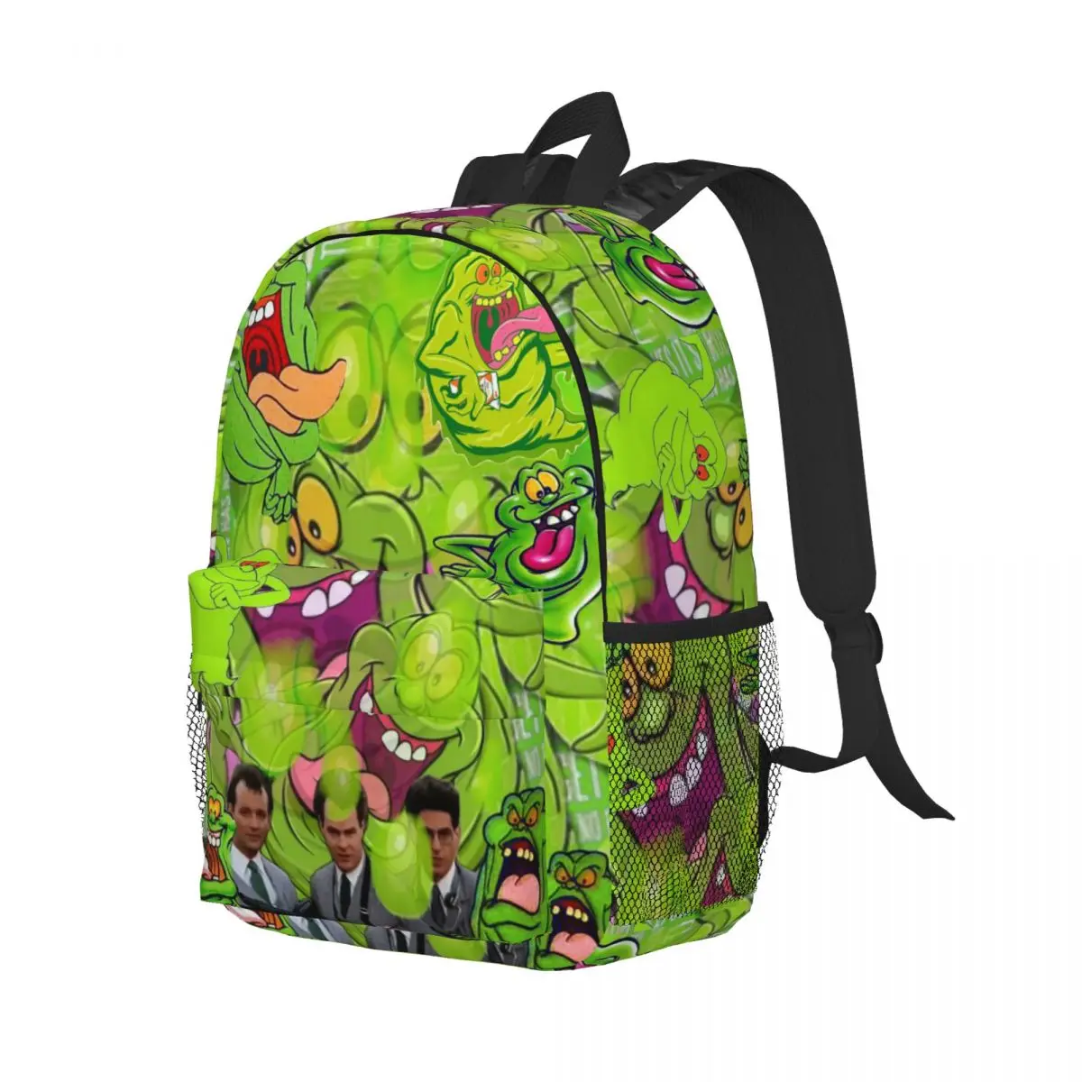 Mochila Ghostbusters Slimer para estudiantes, niños y niñas, mochila escolar para niños, bolsos de hombro para ordenador para hombres y mujeres