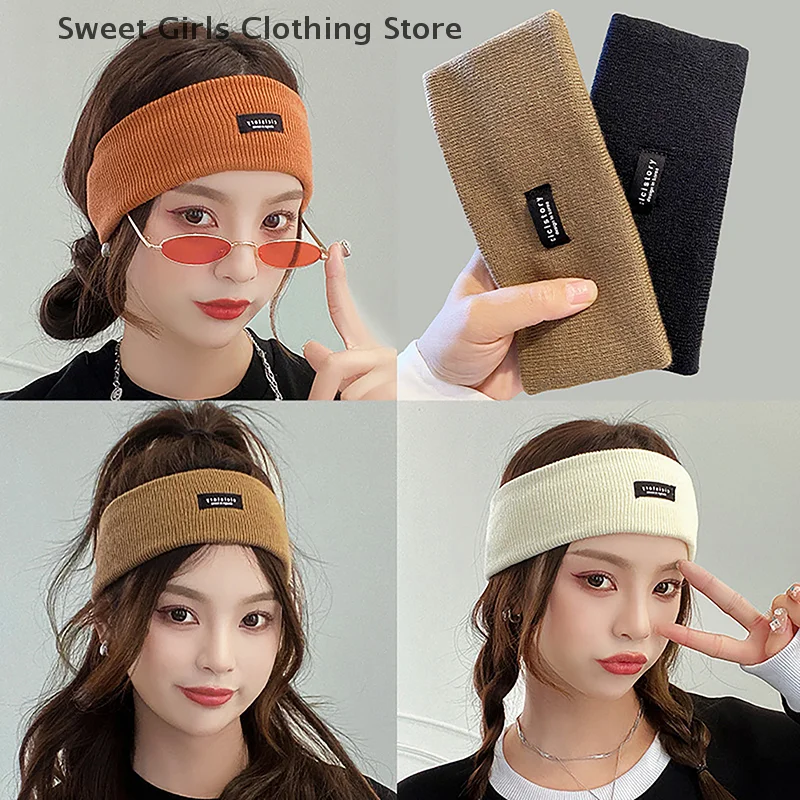 

Women Elastic Cotton Hairband Fashion Headbands for Men Solid Running Fitness Yoga Hair Bands Stretch Makeup Hair Accessories