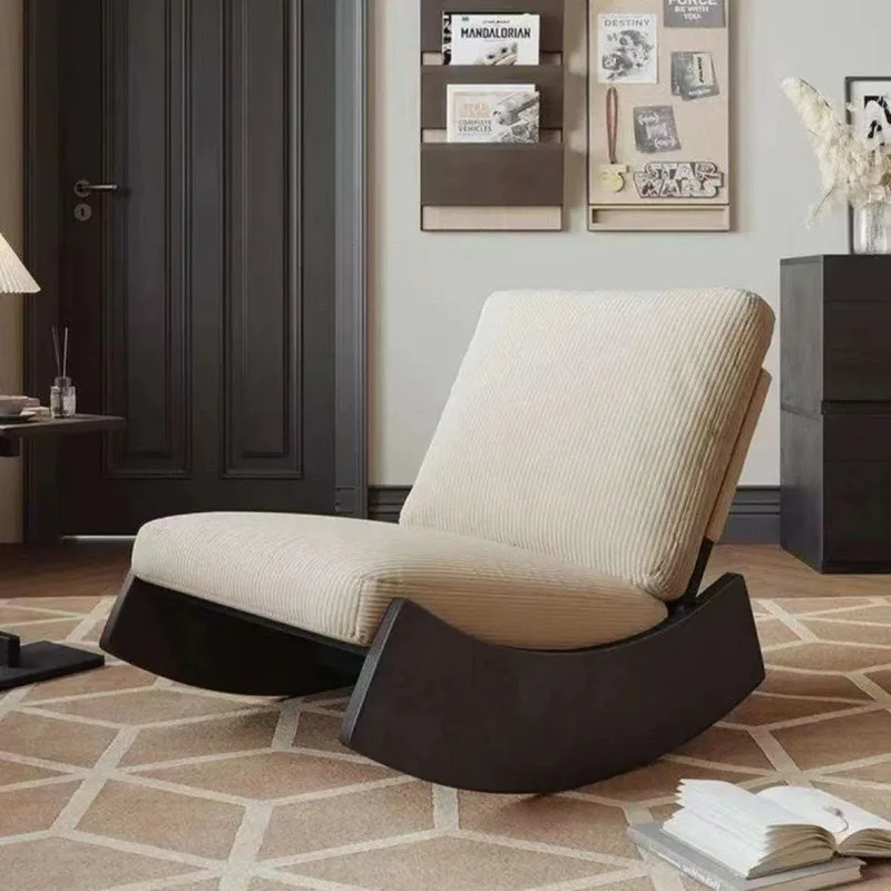 Rocking Chair Adult Living Room Lazy Sofa Chair Balcony Leisure Rocking Chair