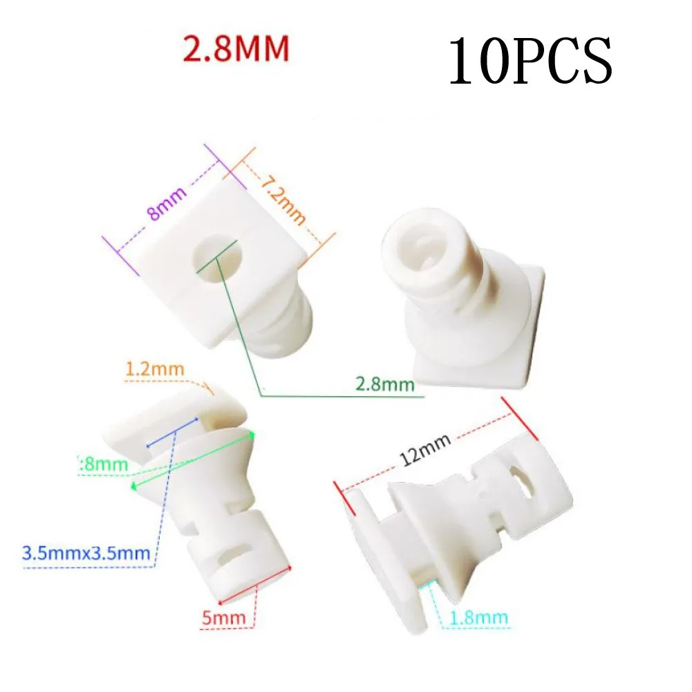 10pcs Cable Gland Connector Rubber Strain Relief Cord Boot Protector Wire Cable Sleeve Wire Connectors 2.8/3.3/3.5/4.2/5.6mm