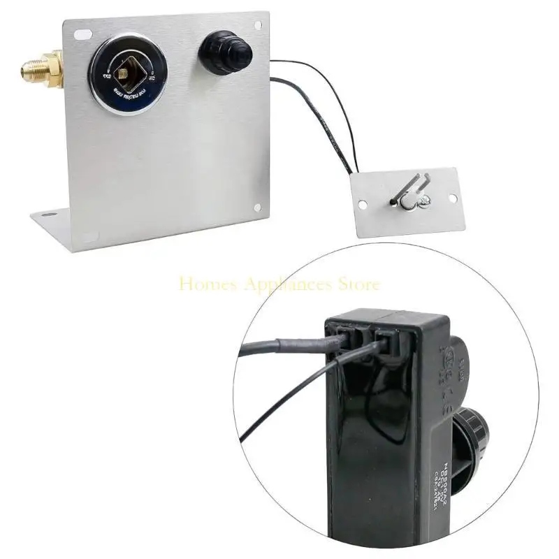 D0AB Fireplaces Flame Failure Valves مع مجموعة إشعال زر الضغط لشواء الغاز