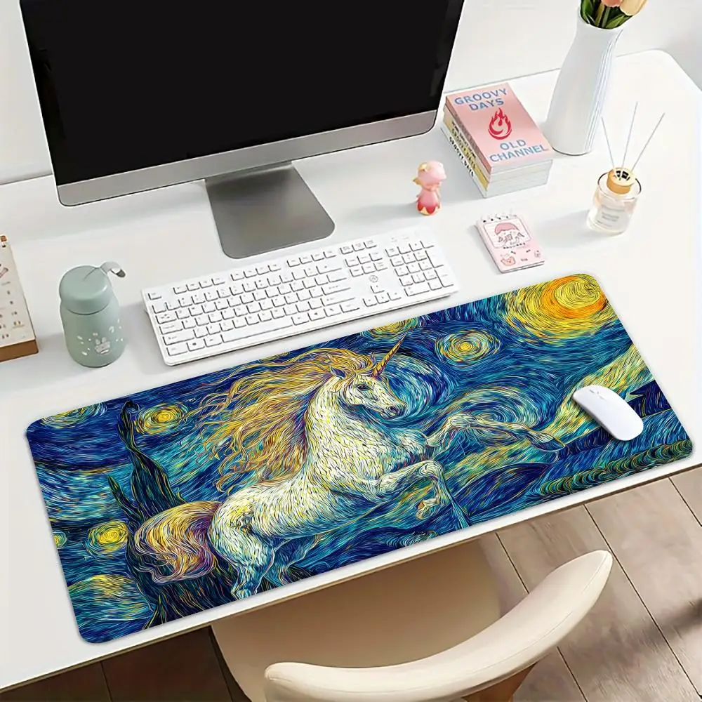 tapete-de-mesa-artistico-com-ceu-estrelado-e-unicornio-antiderrapante-duravel-para-escritorio-e-jogos-com-borda-costurada-e-impressao-hd