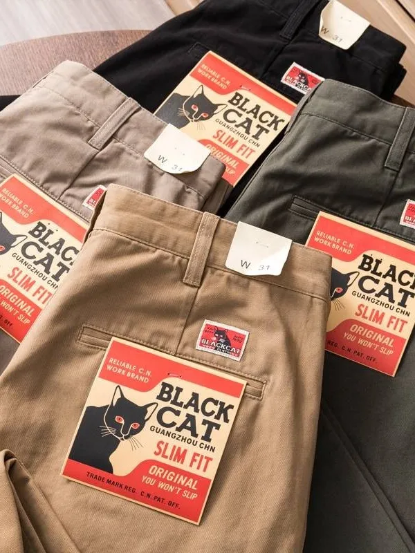 

Мужские повседневные брюки из плотного твила, прямого кроя, зауженные, осенне-зимние, модные, универсальные, удобные, для отдыха