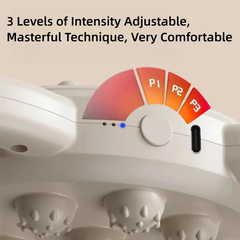 9-Head Massager Deep Muscle Relaxation Large Area Coverage 3-Speed Adjustable Long Battery Life for Efficient Body Fatigue Relie view 4