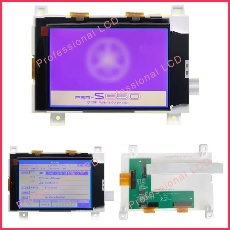LCD Display Screen Panel For Yamaha DGX520 DGX620 YPG620 YPG625 DGX630 DGX640 PSR S500 S550 S650 MM6 mm8 HJDJ5428 320240B3FF0WA