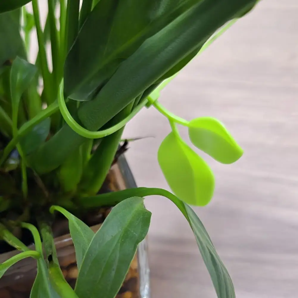Gardening Zip Ties Leaf-shaped Plant Ties Heavy Duty Garden Support Cable Management Zip Ties for Home Office for Organization
