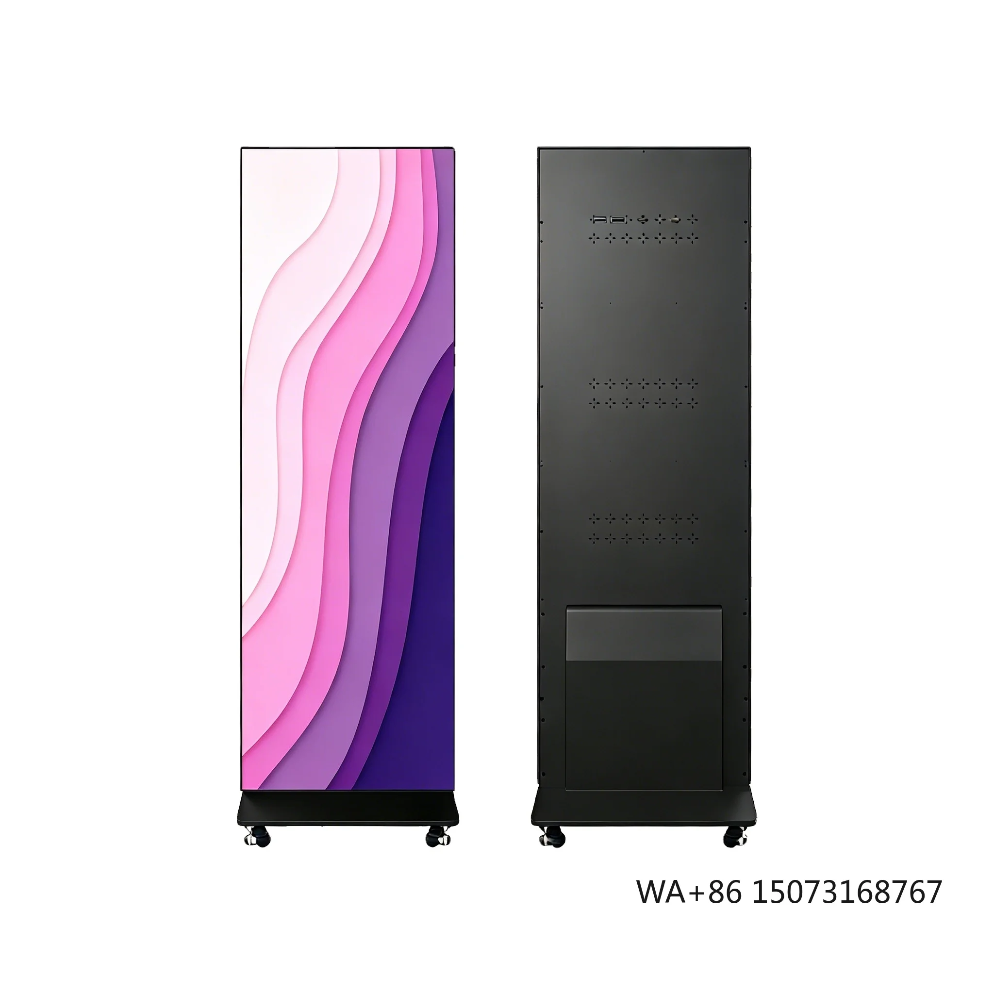 

Foldable Full Color LED Poster Screen 2mm Pixel Pitch Waterproof IP65 Custom Resolution Portable Indoor/Outdoor Display