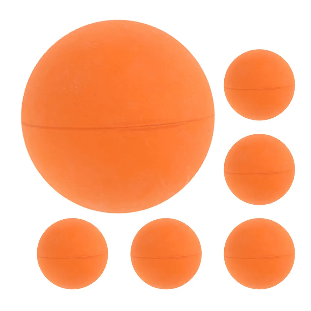 6 Pelotas de Entrenamiento de Squash Profesionales, de Goma Firme y Alta Elasticidad, Mini Pelotas Rebotantes para Ejercicios de Velocidad de Reacción en Interiores y Exteriores