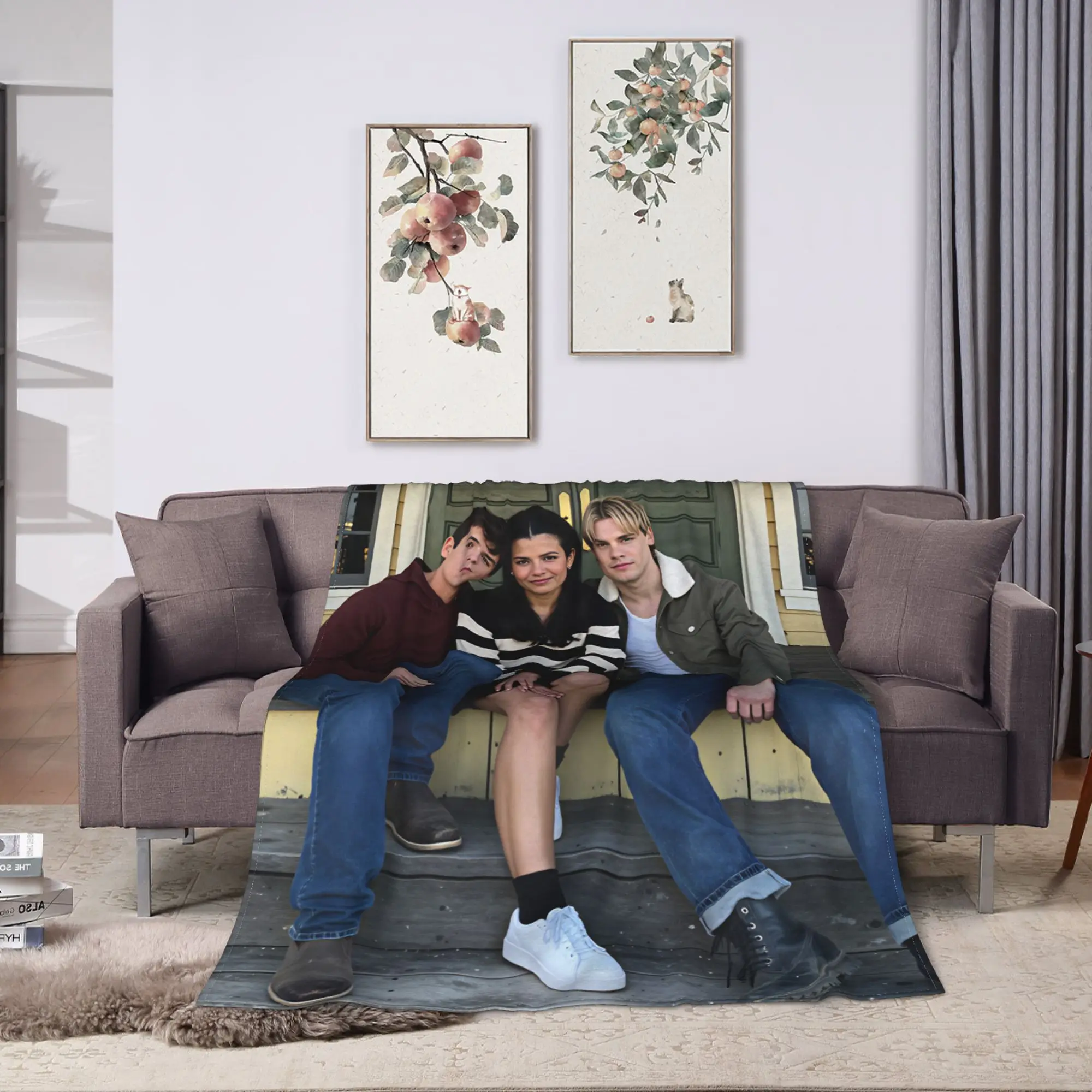 My Life With The Walter Boys  Cole  Blanket Quality Soft Warm  Throw Blanket  Airplane Travel Living Room Street Trend Bedspread