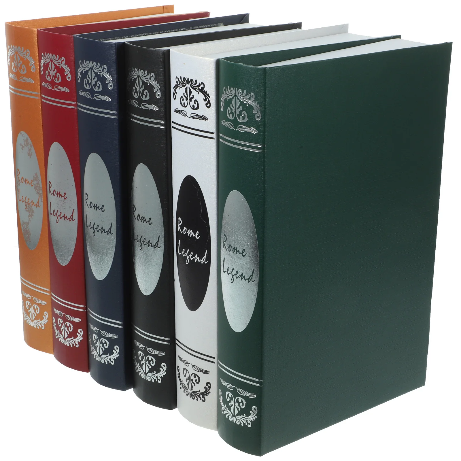 

6Pcs Fake Book Decor Design Home Office Tabletop Adornment Photography Prop Shelf Display Fake Book Display Prop