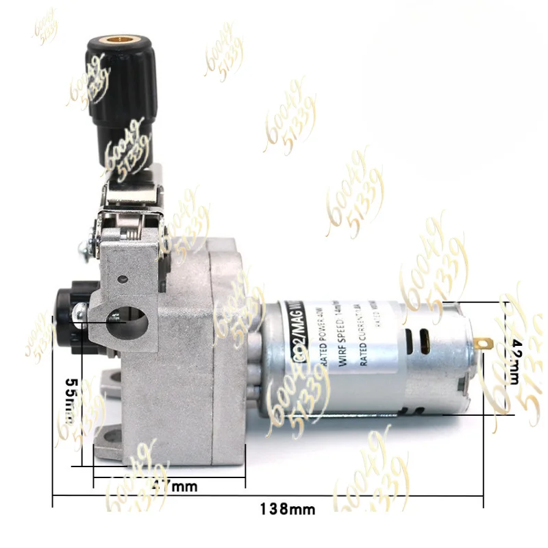 apply to Welding machine wire feeder motor assembly integrated machine gas shielded welding machine DC24V wire feeder motor