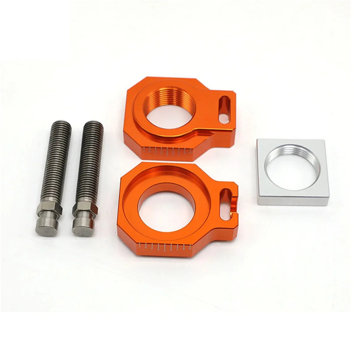 CNC Rear Chain Adjuster Axle Blocks For Husqvarna TC125 FC250 350 450 FS450 TC250 TX300 FX350 FX450 KTM SX SXF XC XCF 125-450