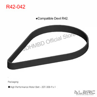 ALZRC - R42  Helicopter Spare Parts  High Performance Motor Belt Tail pulley Canopy