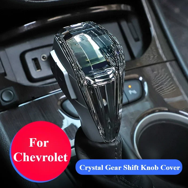 

Crystal Gear Shift Knob Cover For Chevrolet Blazer Equinox Malibu XL Seeker Cruze Cavalier 2012-2023 Shift Lever Gear Accessorie