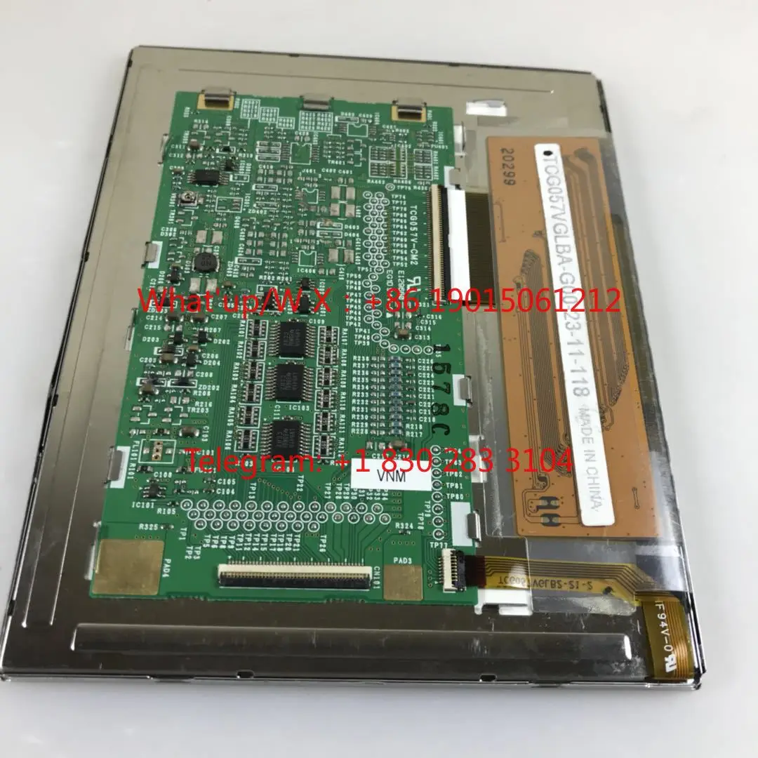Original TCG057VGLBA-G00-23-11-118 display touch screen test video before shipment