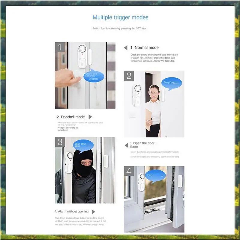 

ABGZ 1 компл. умный датчик двери, окна, умный дом, дверные детекторы, охранная сигнализация для дверей и окон, сигнализация открытой двери