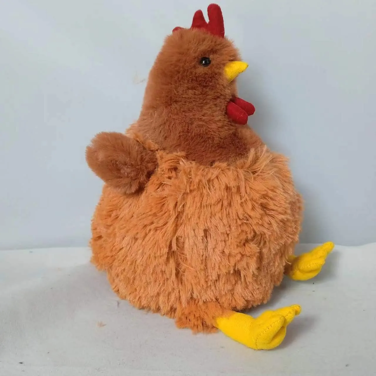 20cm Neue Cartoon-Simulations-Huhn-Plüschfigur, Kreatives Plüsch-Huhn als Kindergeschenk – Detail 4