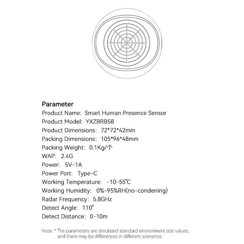 AD41-2023 ใหม่ Tuya ZigBee สมาร์ท Presence Sensor Micro-Motion ตรวจจับการเคลื่อนไหวของมนุษย์