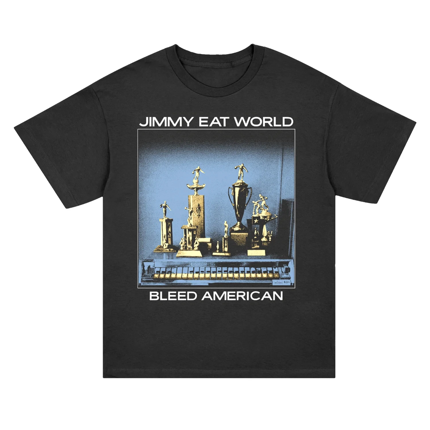 Fashion ‌Jimmy Eat World Band Graphic  Large Pattern Printed T-shirt 100% Cotton Unisex Summer New Classic Retro Band T-shirt