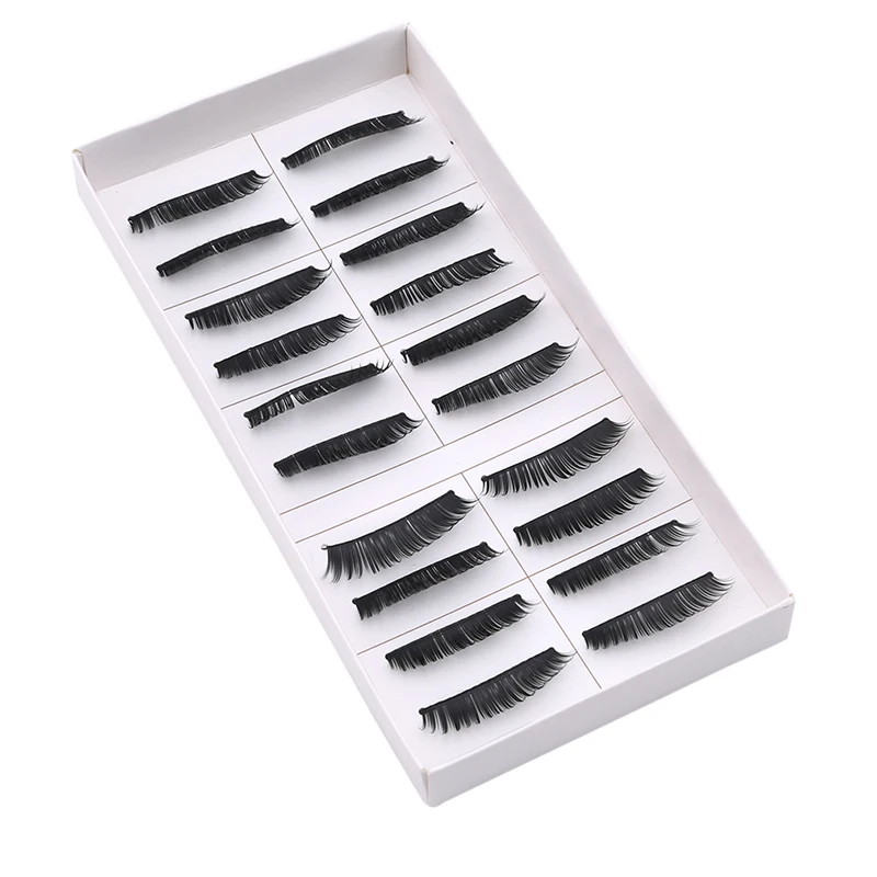 10 Pairs / Set False Eyelashes Mini Eyelash Wedge High Quality Eye Hand Extensions Tools Makeup Half Eyelashes Wings Hot Sale