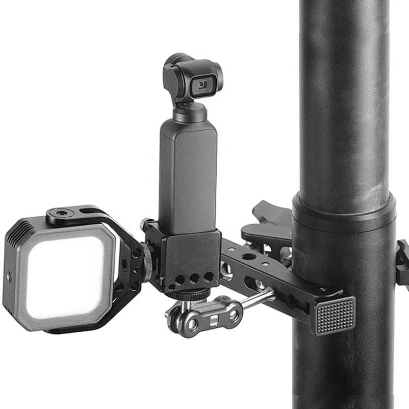 M07K-For DJI Osmo Pocket Tripod Mount Adapter Cage Base With 1/4 Mount And Arca Swiss Quick Release System