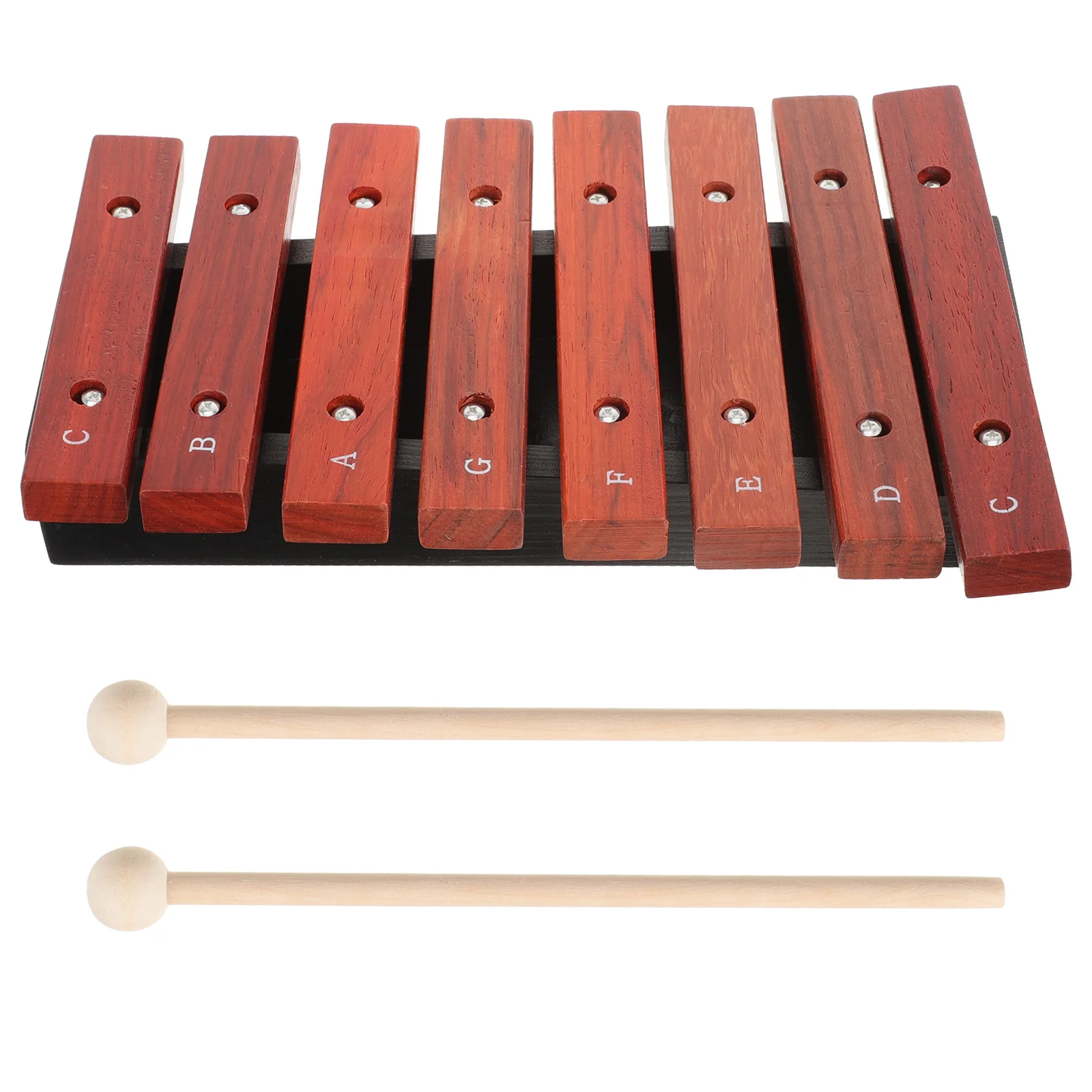 8-Note إكسيليفون خشبي للمبتدئين أداة موسيقية Glockenspiel خفيفة الوزن وبسيطة للعب مع #5