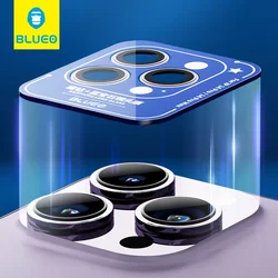 Blueo Sapphire Material For iPhone 14 Pro Max Camera Lens Protector, Metal Anti Scratch Cover for iPhone 14 Pro Lens Protector