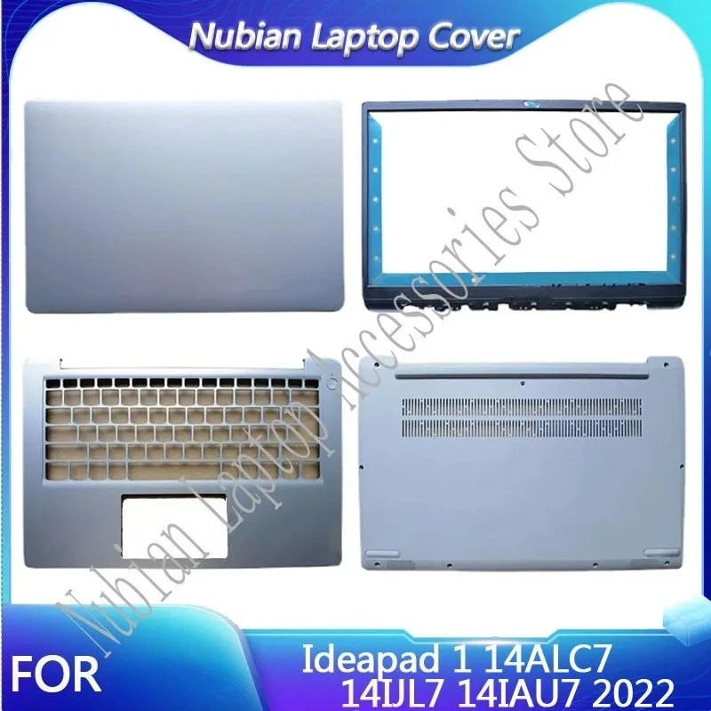 For Ideapad 1 14ALC7 14IGL7 14IAU7 2022 Laptop Replacement LCD Back Cover/Front Panel/Palm Rest/Bottom Cover