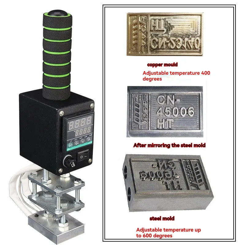 

HandHeld Leather Hot Foil Stamping Machine，digital Embossing Hot Gold Foil Printing Leather Paper Wood Printing Machine