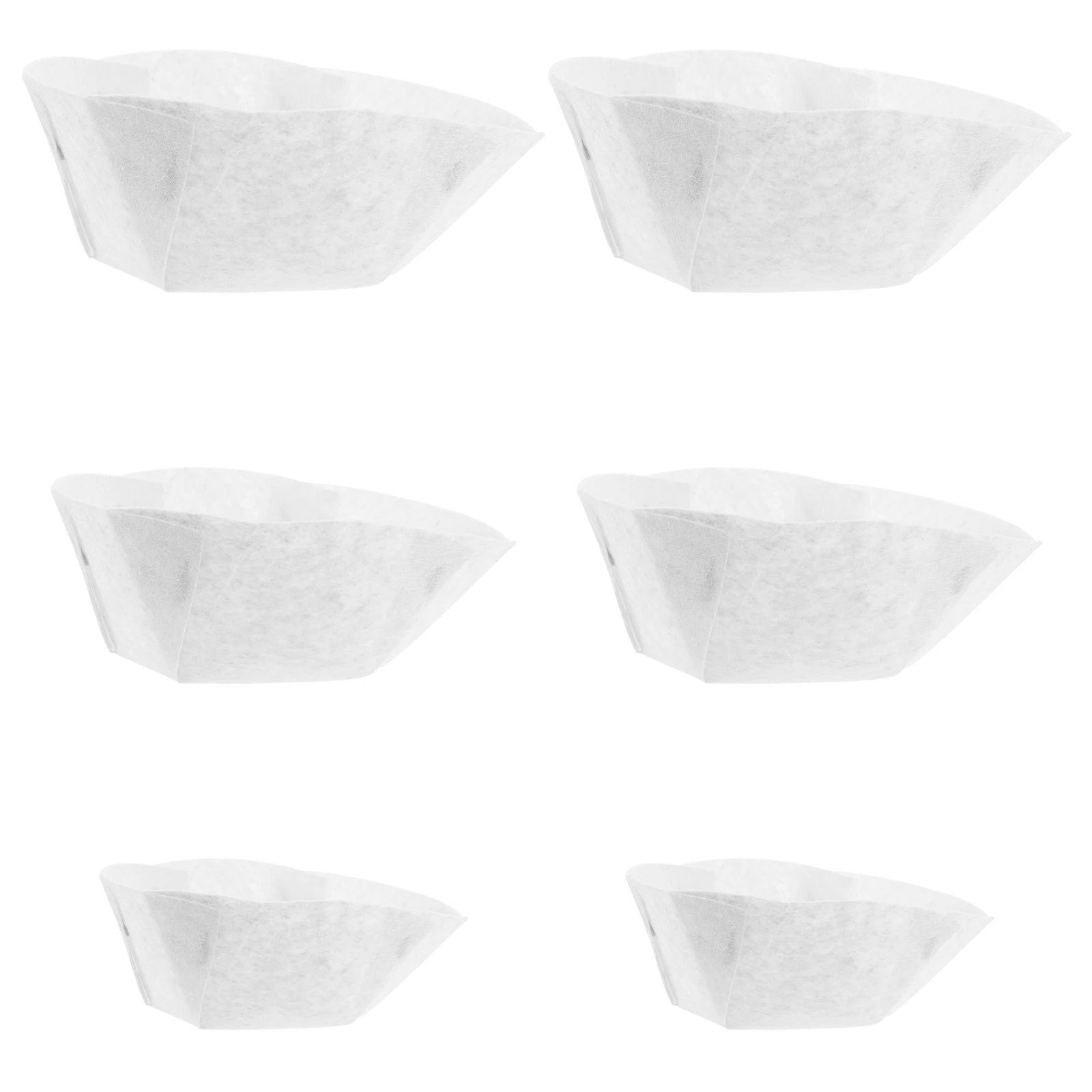 

6 Sheets Mat Inner Lids Nonwoven Liners Round Coconut Fiber Plant Pot Pad Garden Hanging Basket Decor