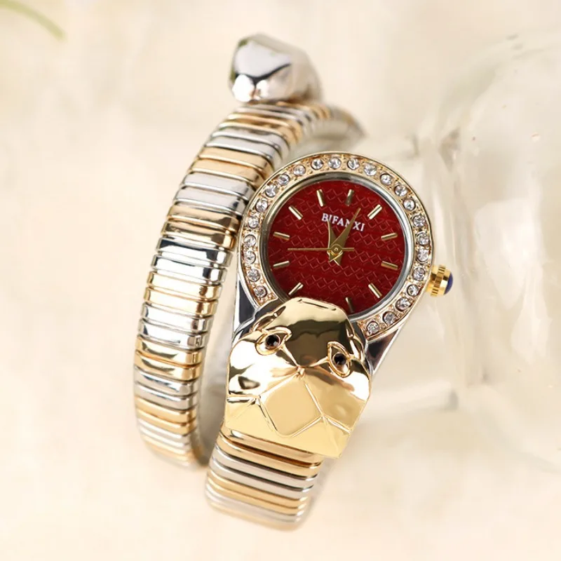 Montre à quartz de luxe pour femme, bracelet en diamant exquis, horloge à échelle de pointeur, bande à ouverture progressive, mode salle