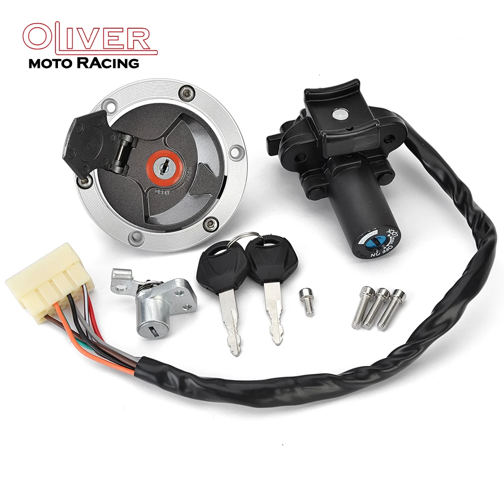 Ignition Switch Lock Fuel Gas Cap Key Set For Kawasaki EX250 EX300 BX250 Ninja 250 300 250SL BR250 Z250SL ER250 300 Z250 Z300